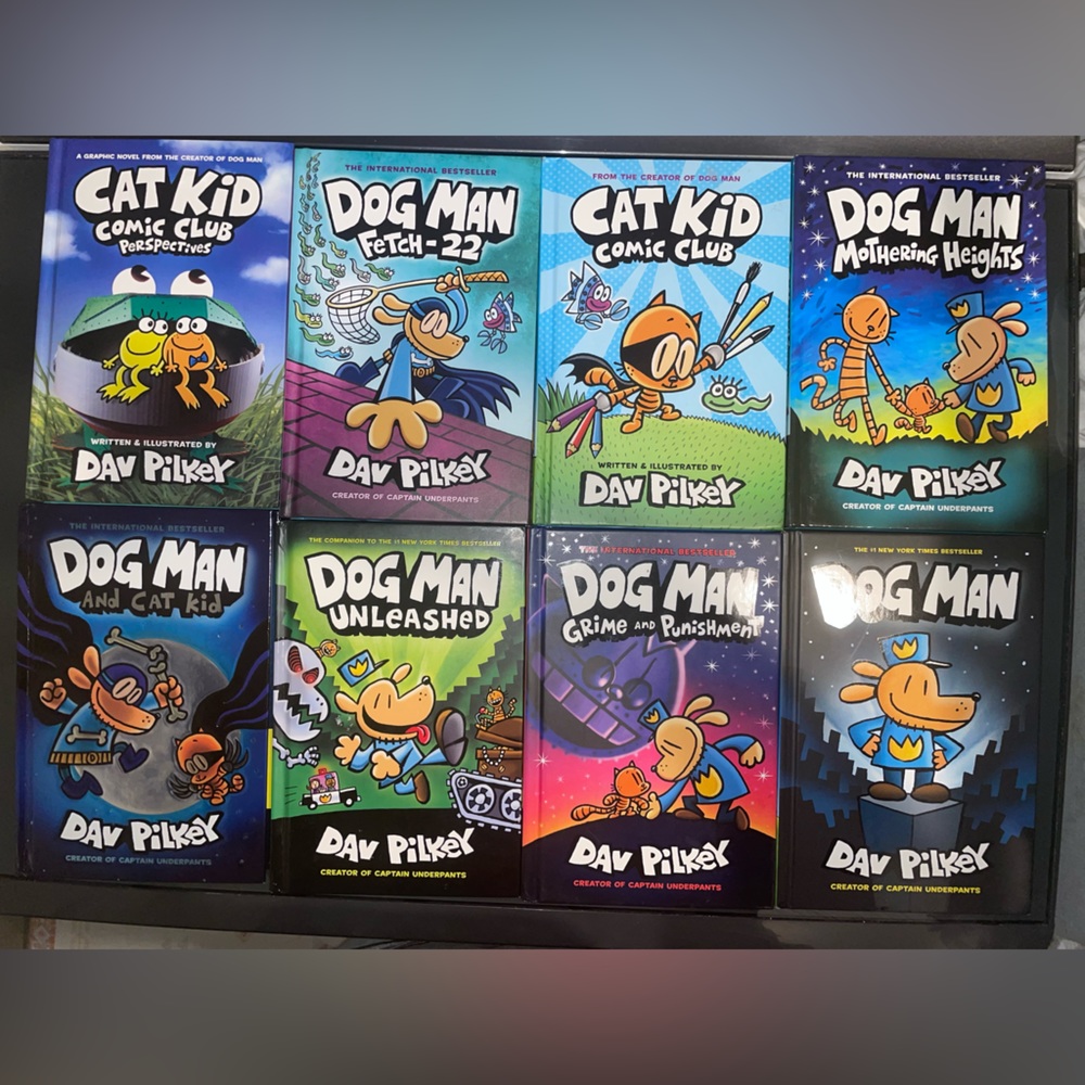 Cat Kid & Dog Man books 📚